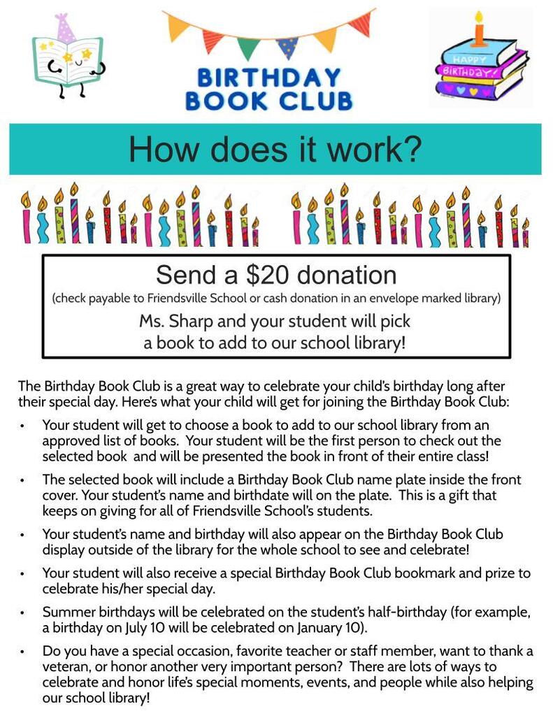 Birthday Book Club