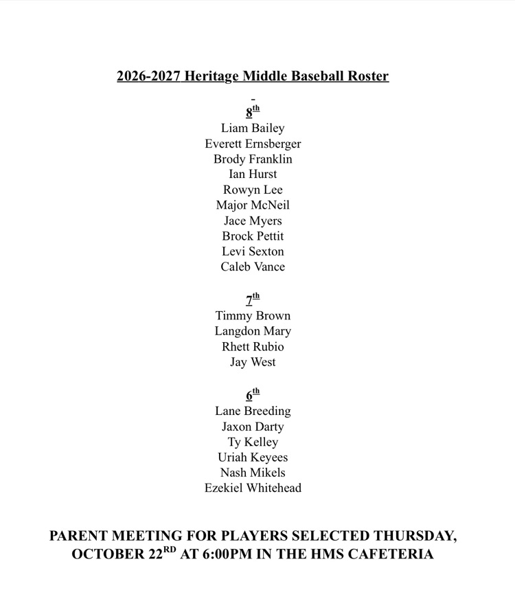 26-27 HMS Baseball Team