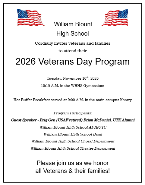 Veterans Day Program