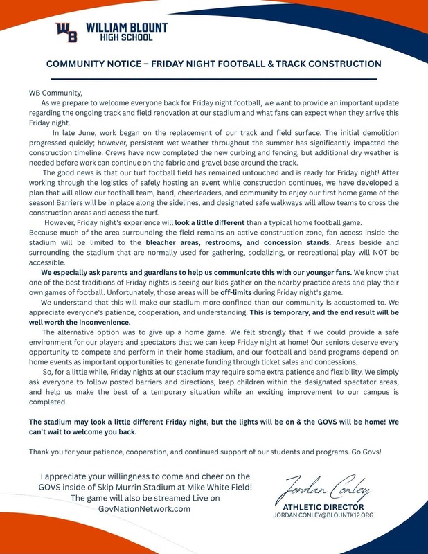 WBHS FB letter