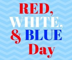 red white & blue day