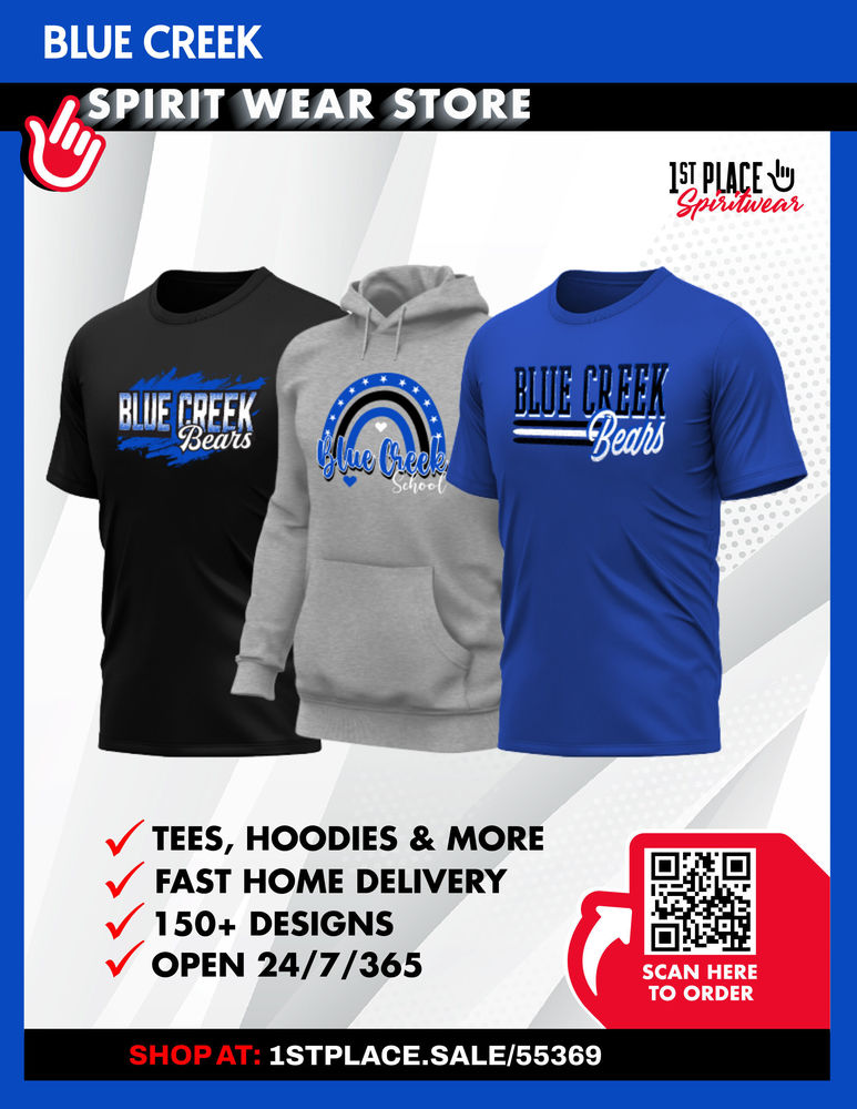 New BCS Spirit wear-Grand Opening Sale! 25% discount