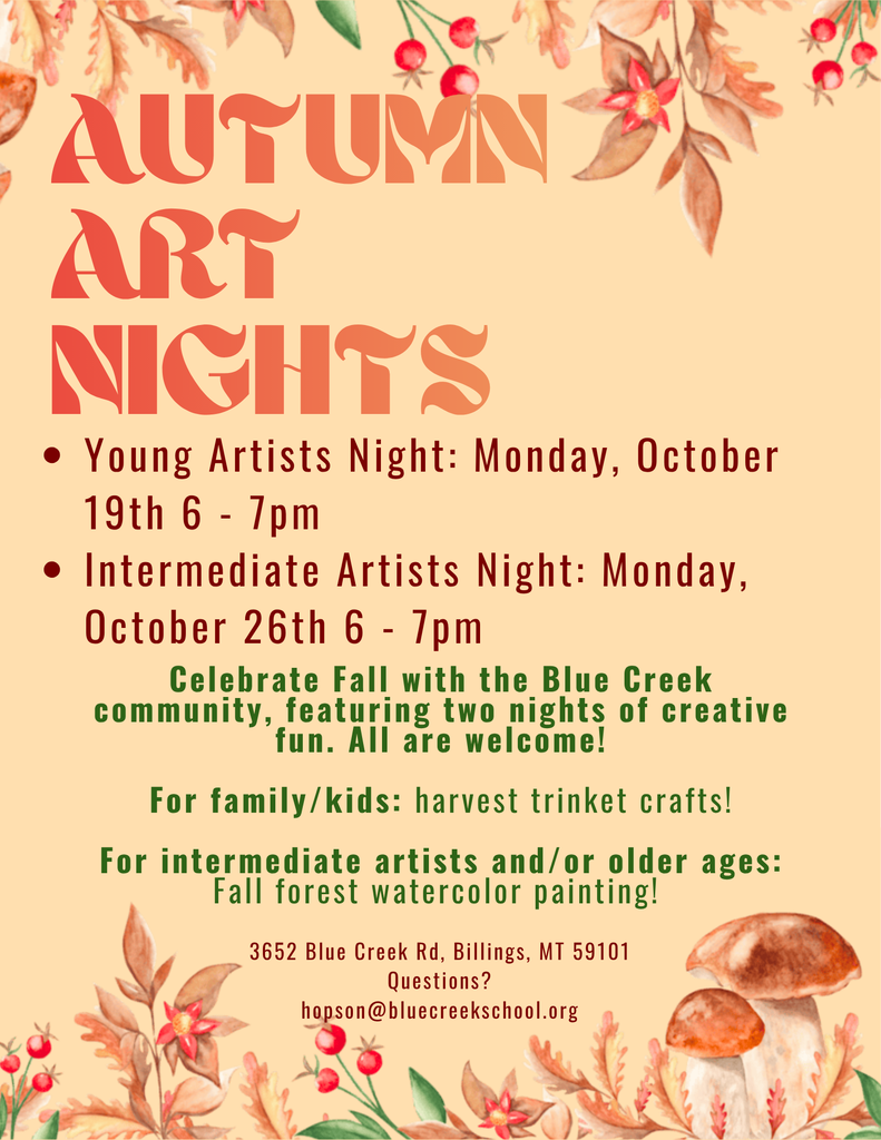 Art Class Flyer