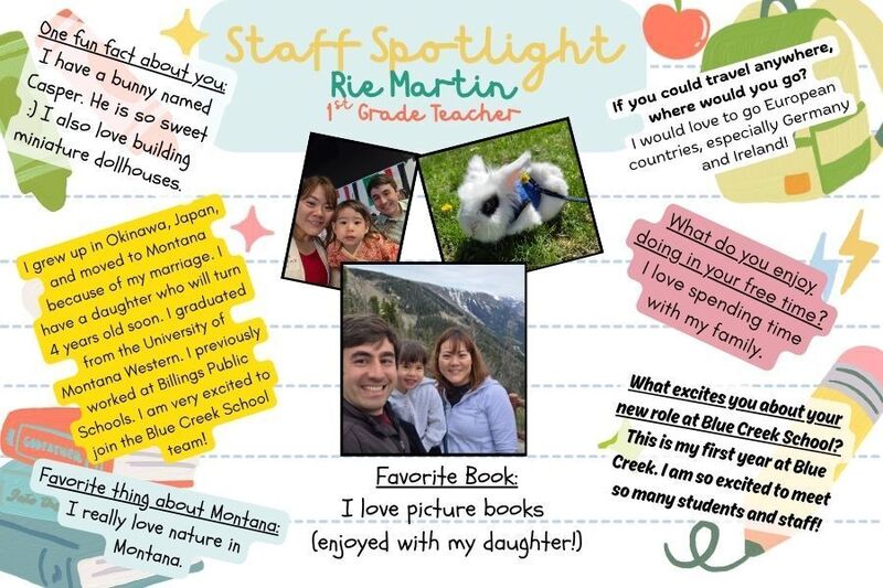 Staff Spotlight Welcome!