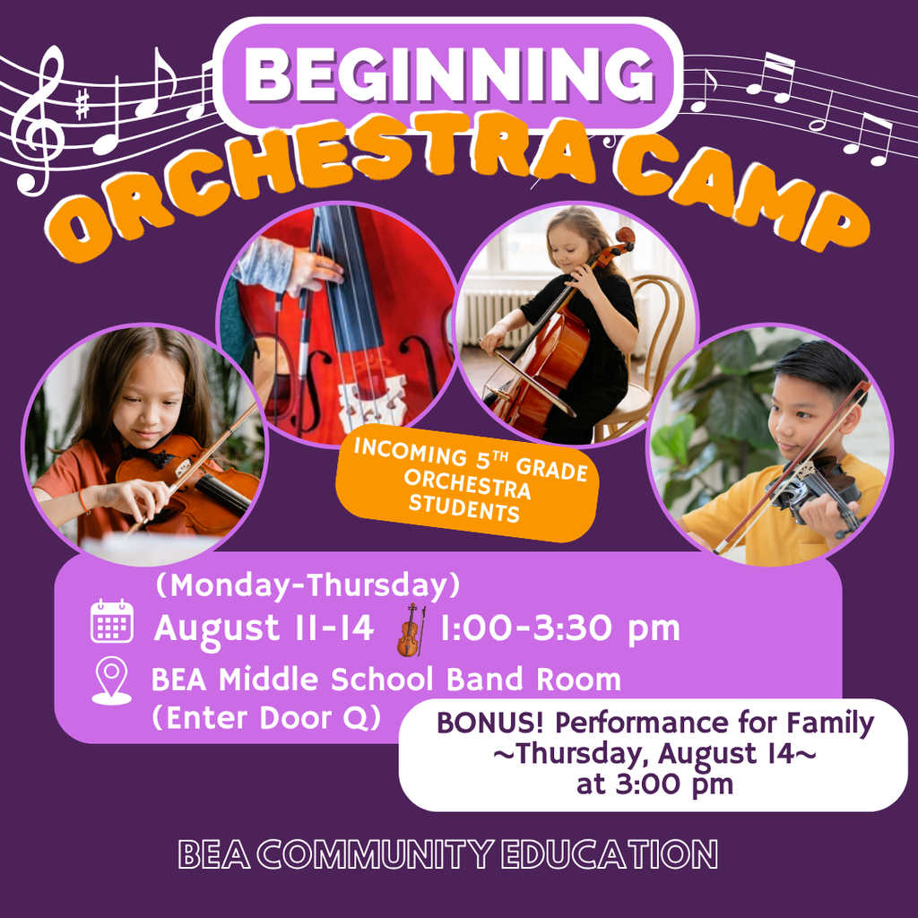 Beginner Orchestra Camp
