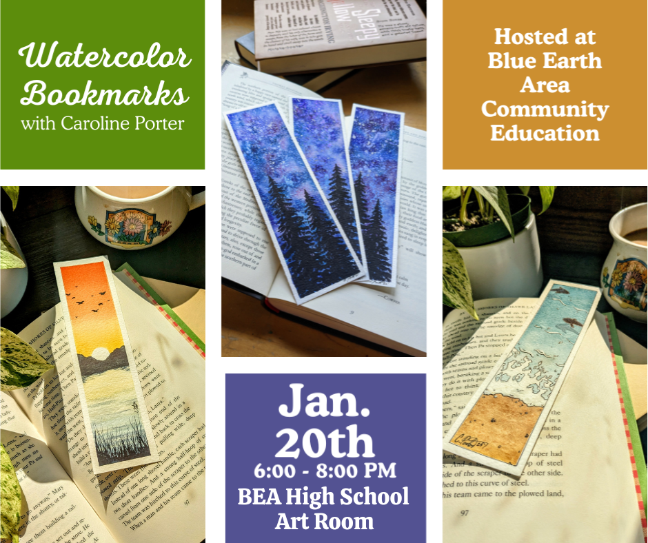 Watercolor Bookmarks
