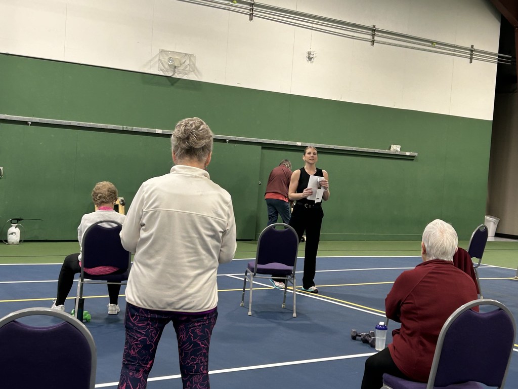 Facilities presentation at the Fitness Center