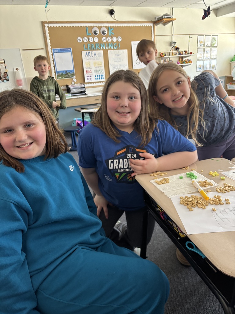 🍀 Magically Delicious Math! 📊  Our 3rd grade classes paired up for a "charming" activity this week! To wrap up our unit on graphing, students sorted, counted, and created tally charts using Lucky Charms. 🌈✨  The best part? Once the data was collected and the tallies were checked, everyone got to enjoy their crunchy math manipulatives! Who knew data collection could taste this good? 😋🥣  #BEAPride #BlueEarthArea #LuckyCharmsMath #HandsOnLearning #3rdGradeFun