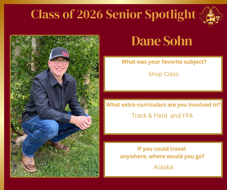 Senior Spotlight - Dane Sohn