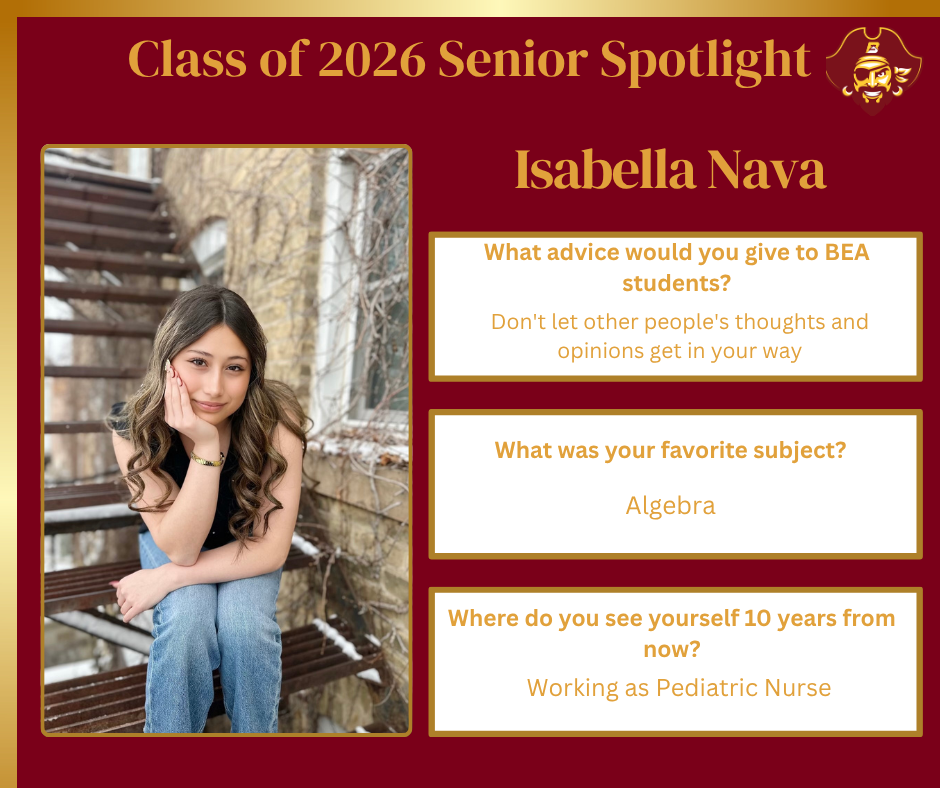 Senior Spotlight - Isabella Nava
