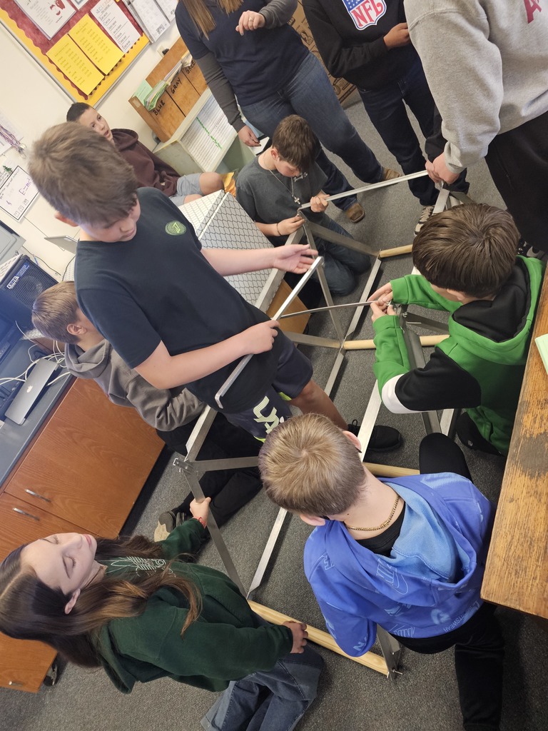 Hands-on learning in action! 🌉  Bridge in a Bag gives students the opportunity to design and build their very own truss bridge using lightweight materials. Mrs. Hernandez’s STEM class had the opportunity to partner with the Minnesota Department of Transportation, bringing real-world connections into the classroom!  As they construct their models, students aren't just building bridges—they’re building skills in engineering, teamwork, and problem-solving. They also explore how real bridges support weight and why design matters, all while thinking like future engineers.  It’s a fun, interactive way to bring STEM concepts to life and show just how important bridges are in our everyday communities!  #STEMinAction #HandsOnLearning #FutureEngineers