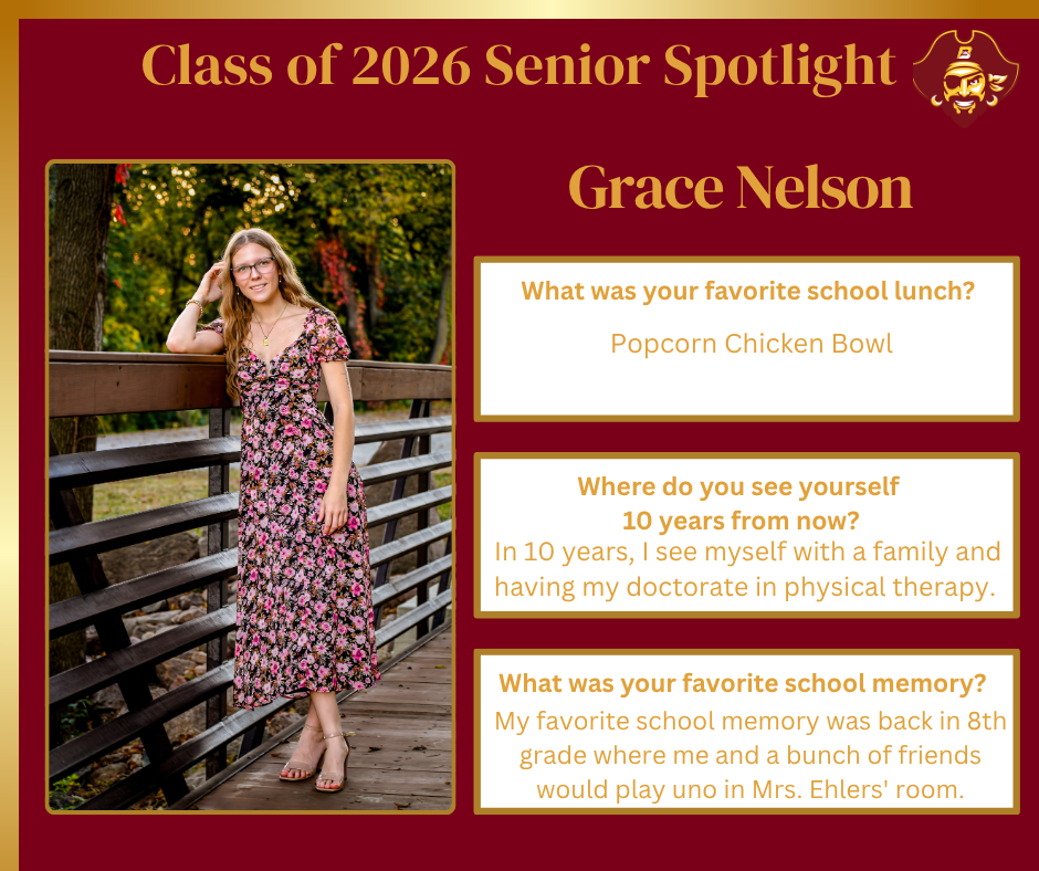 Senior Spotlight - Grace Nelson 
