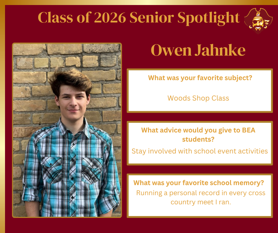 Senior Spotlight - Owen Jahnke