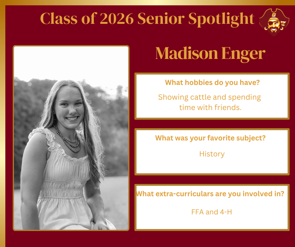 Senior Spotlight -  Madison Enger