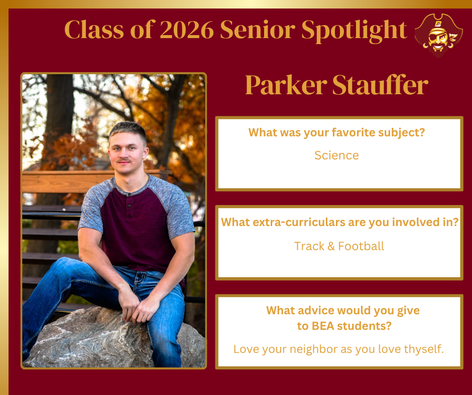 Senior Spotlight - PArker Stauffer