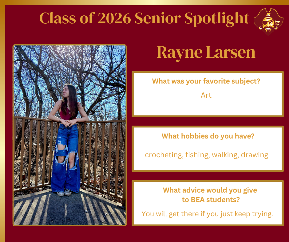 Senior Spotlight - Rayne Larsen
