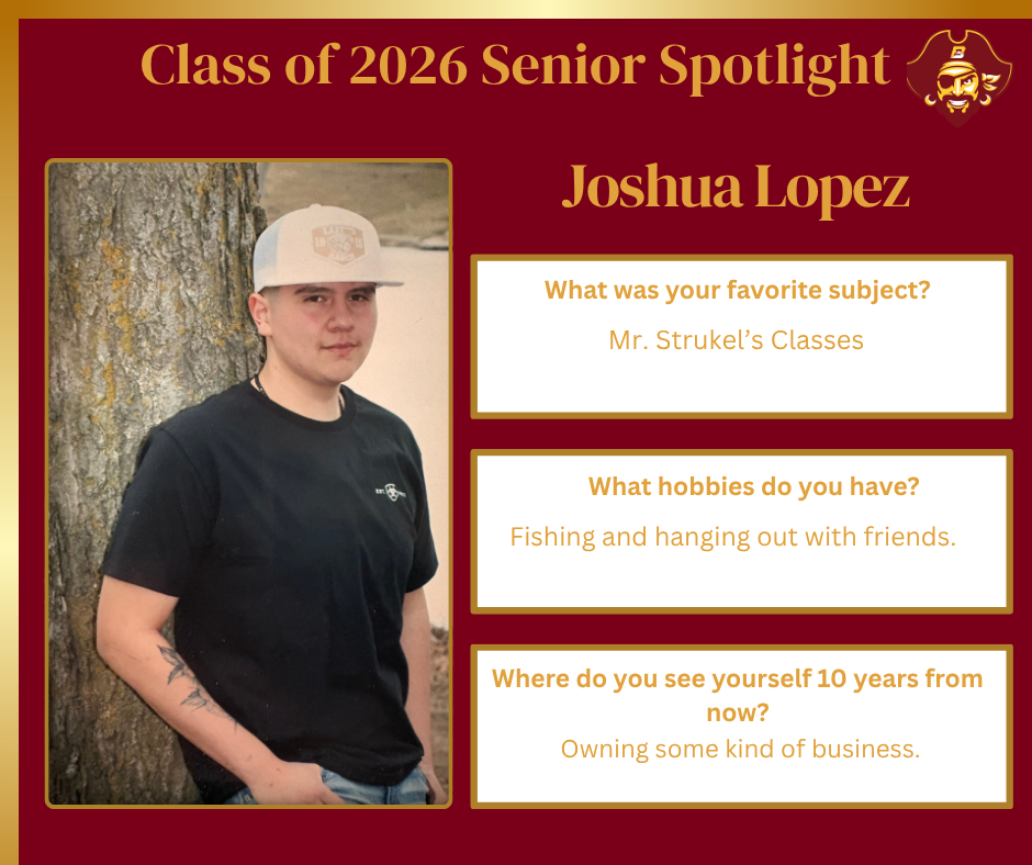 Senior Spotlight - Joshua Lopez