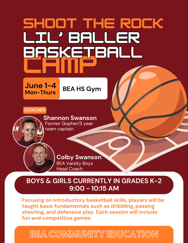 Shoot the Rock Lil' Baller Basketball Camp