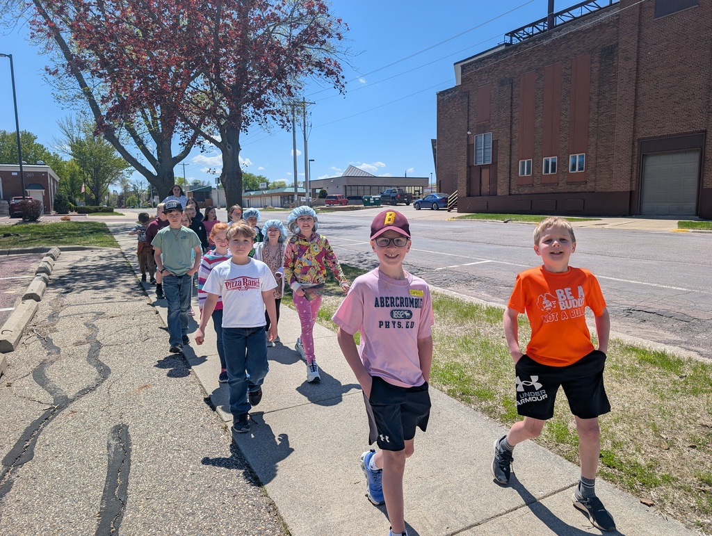 Second Grade on a walk