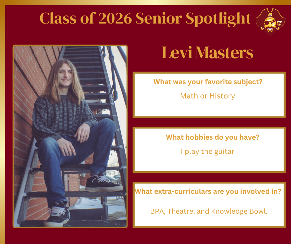 Senior Spotlight - Levi Masters