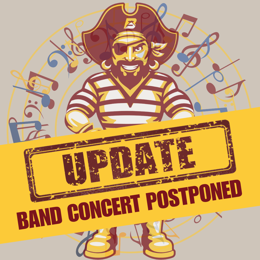 Band concert postponed