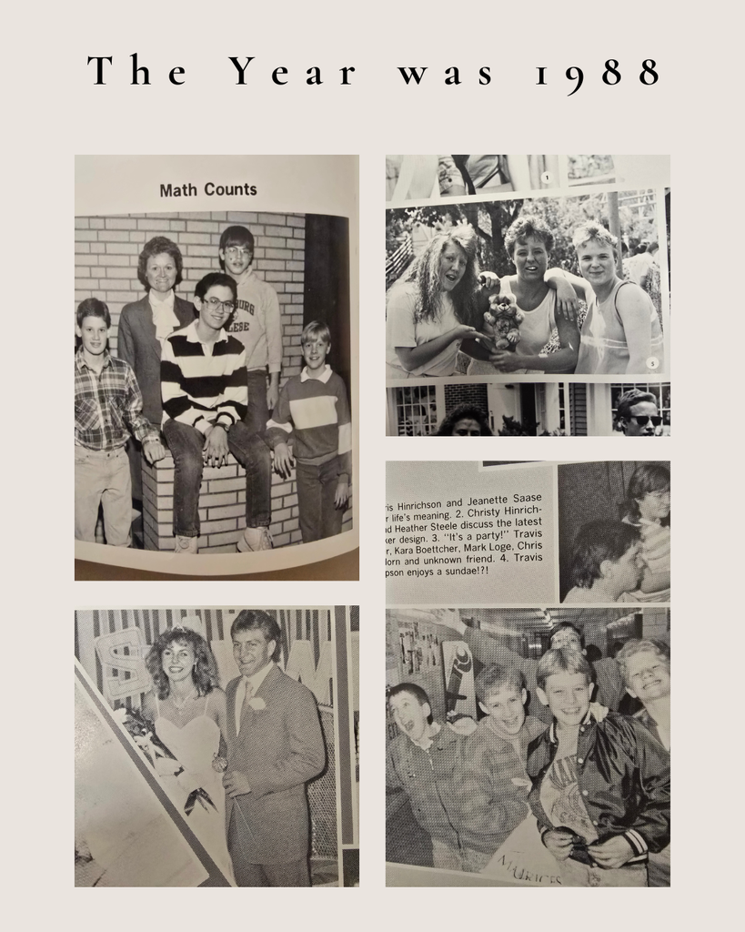 Photos from the school year 1988