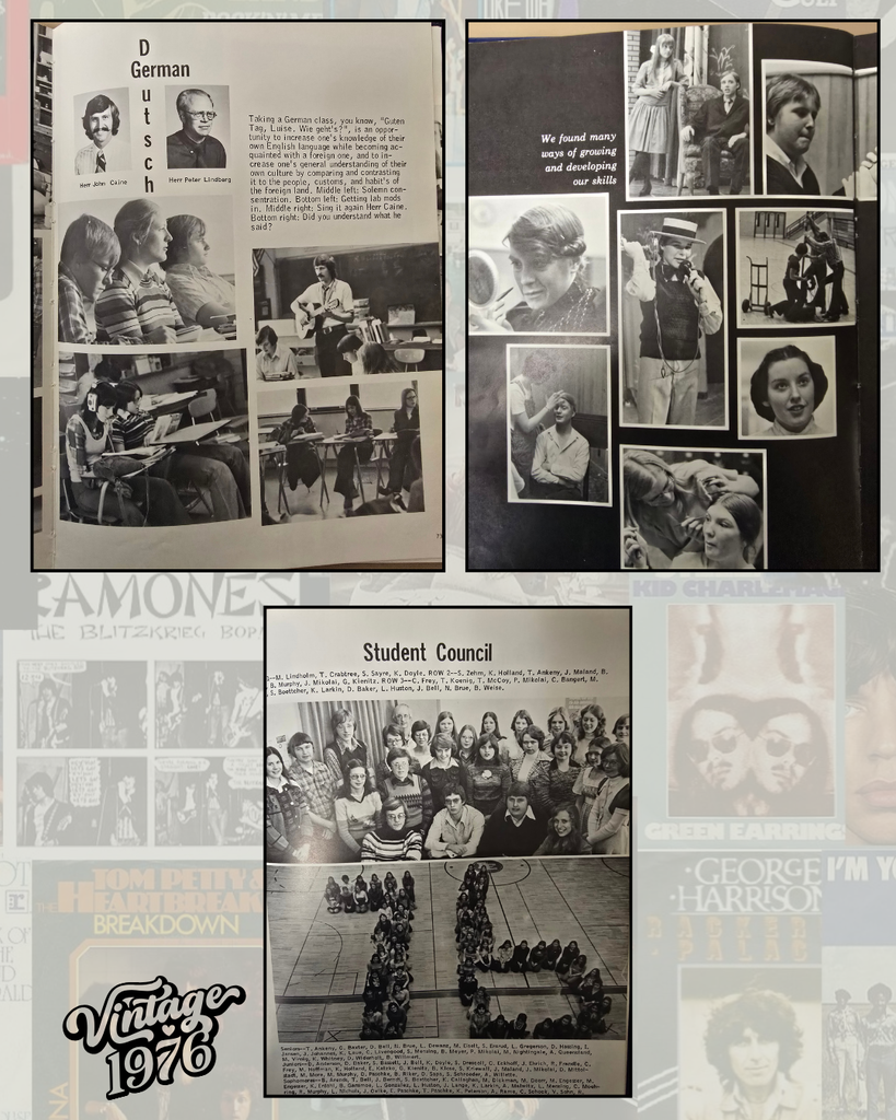 Yearbook photos from 1976
