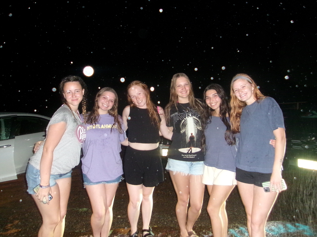 A group of girls