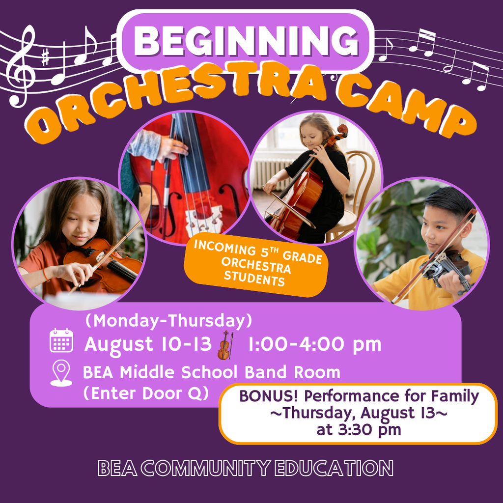 Beginning Orchestra Camp