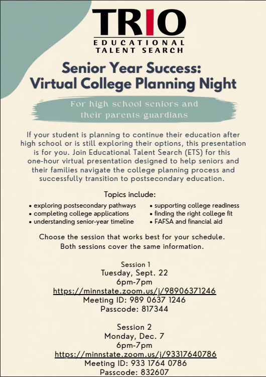 Virtual College Planning Night