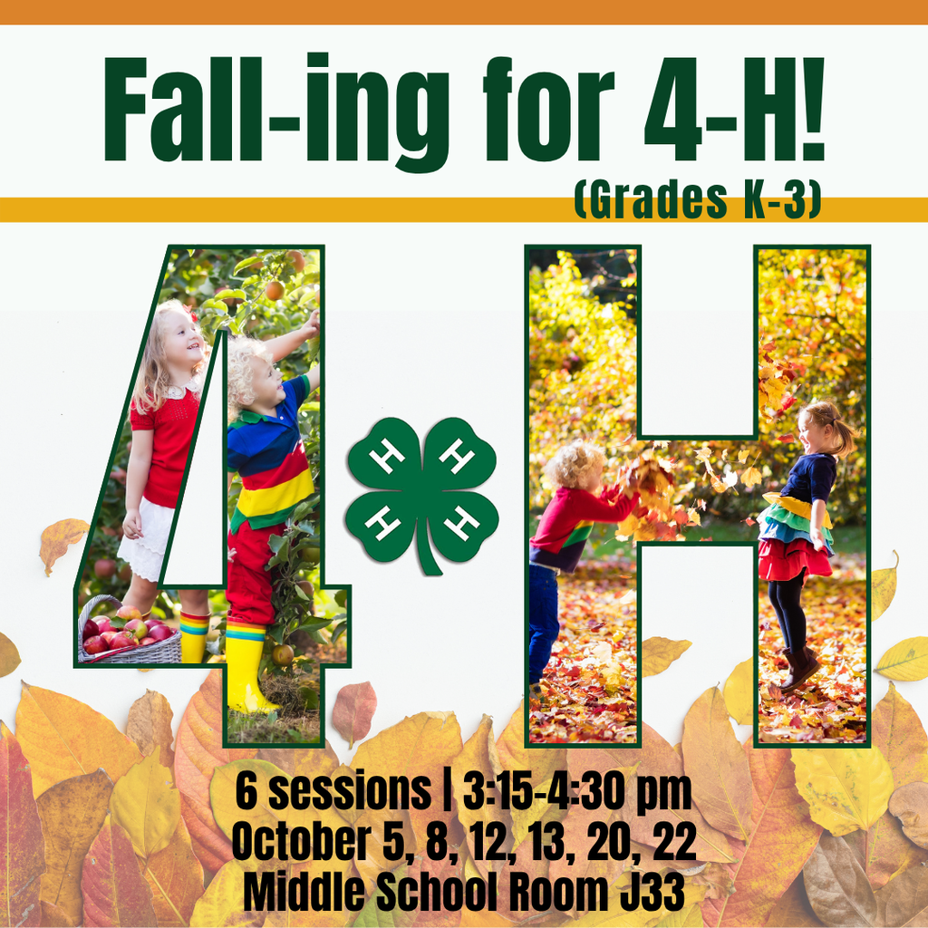 Falling for 4-H!