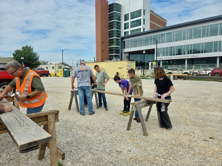students on construction sites.