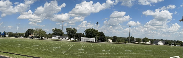 Field is marked and ready to go