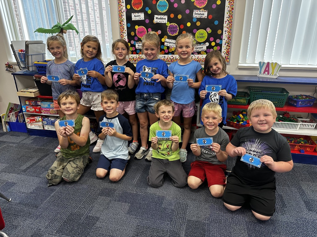 Kindergarten Bobcat Buck earnings.