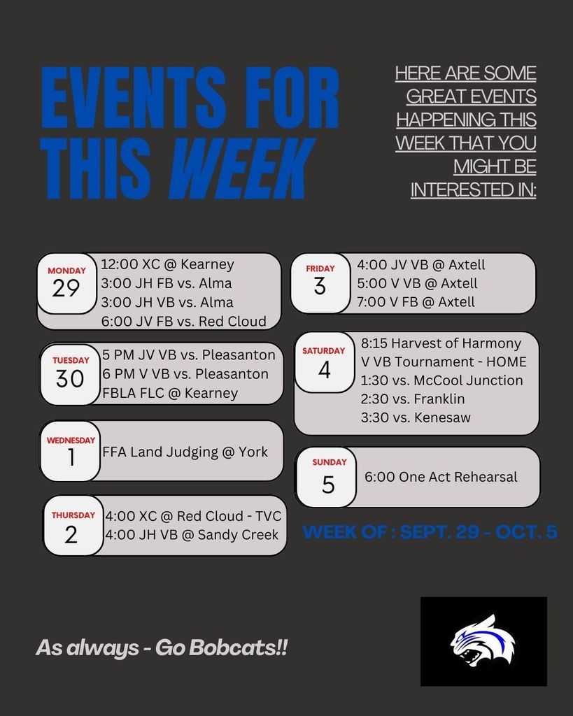 September 29 - October 5