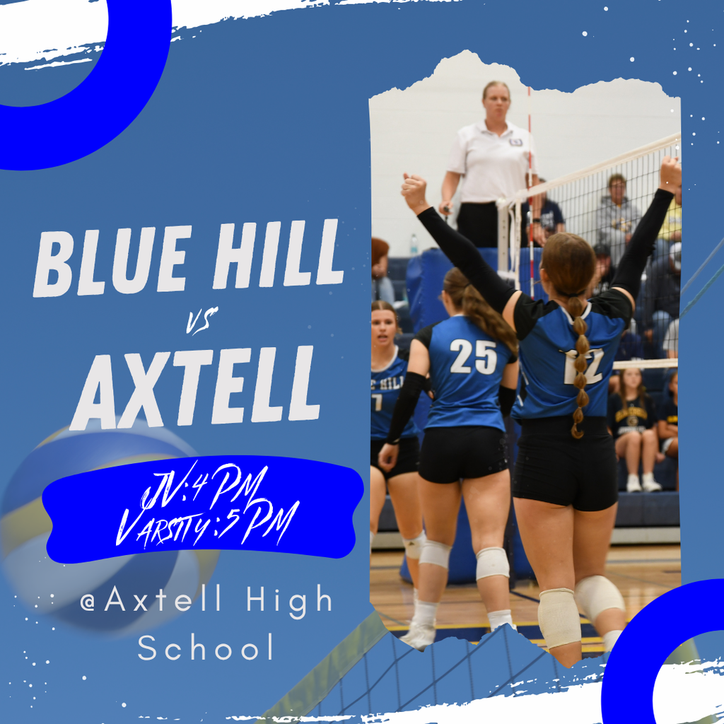 Blue And Yellow Bold Captain of the Game Volleyball Facebook Post