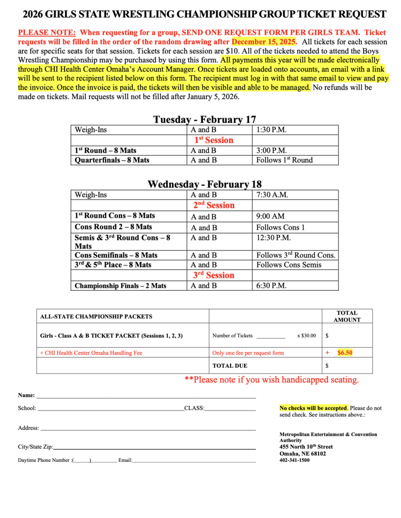 Girls State Wrestling