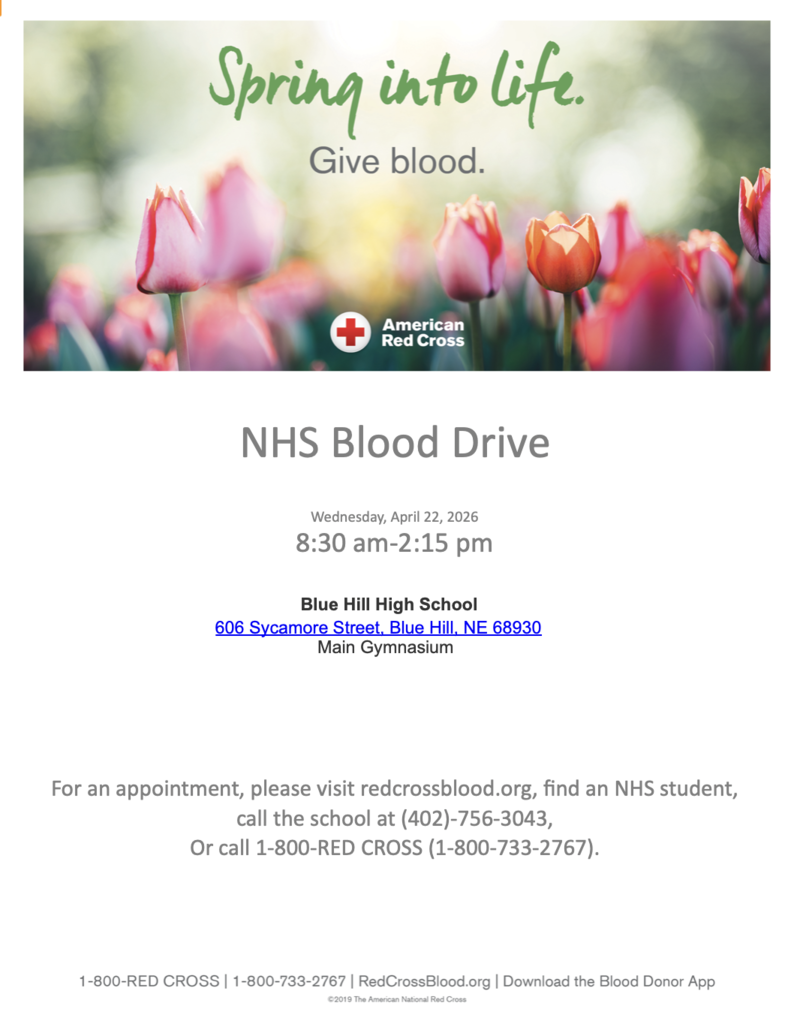Blood Drive April 22