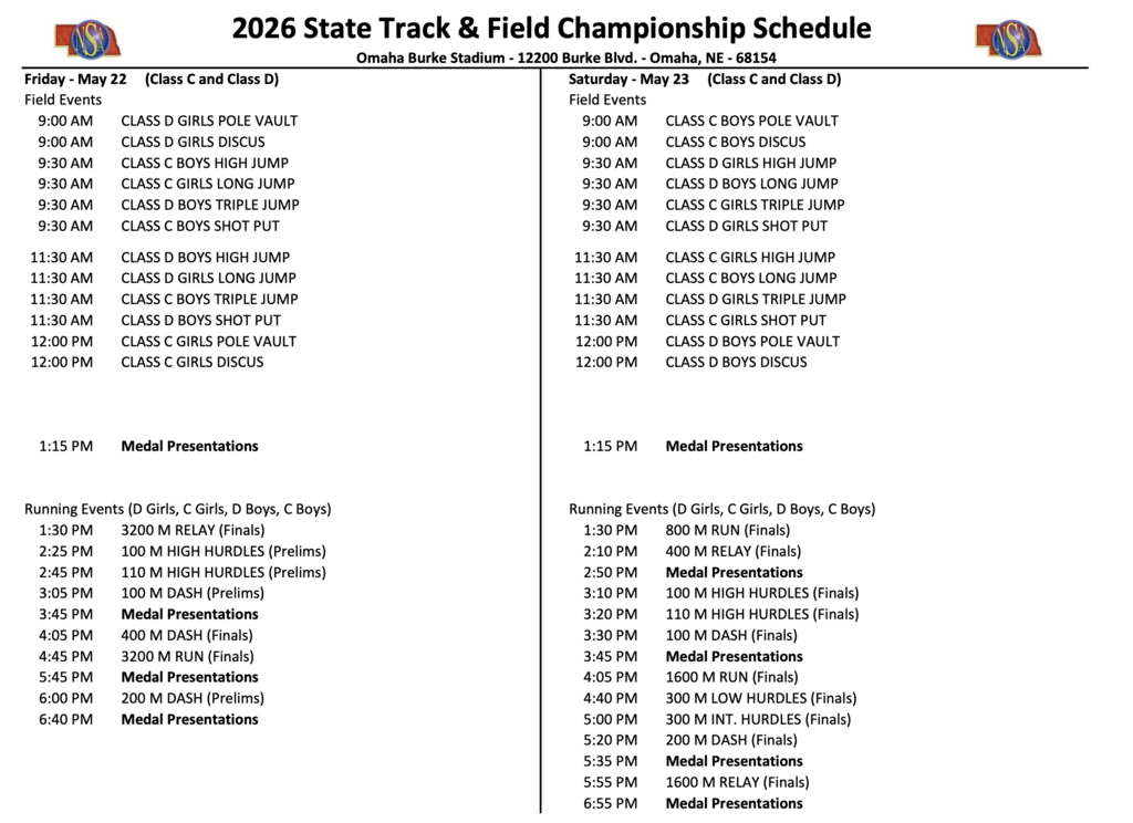Schedule