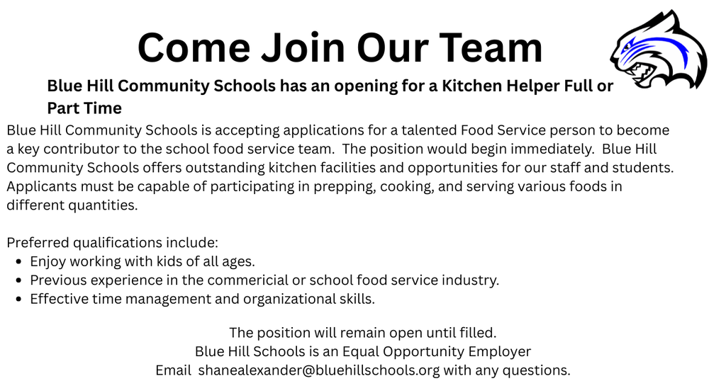 Blue Hill Kitchen Opening