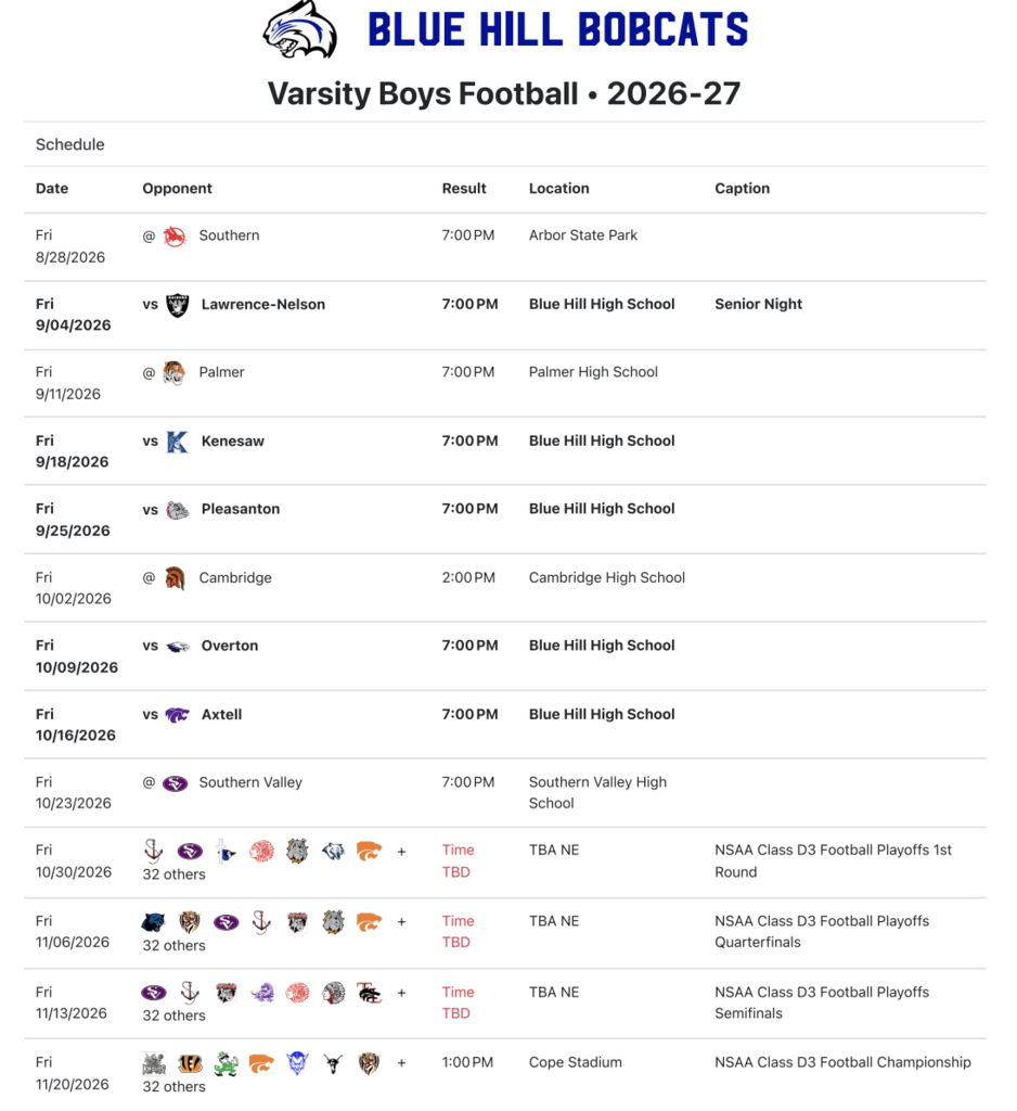 Varsity Football