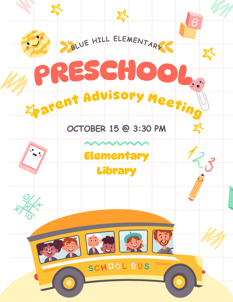 Preschool Meeting Poster