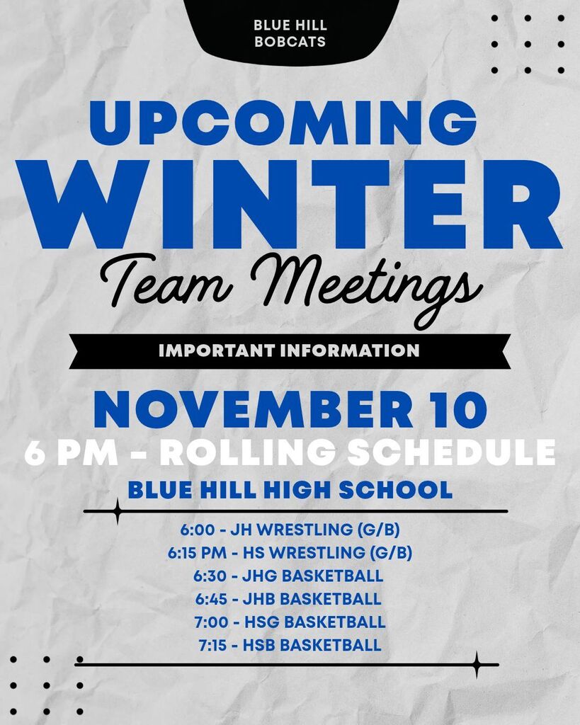 Mark your calendars