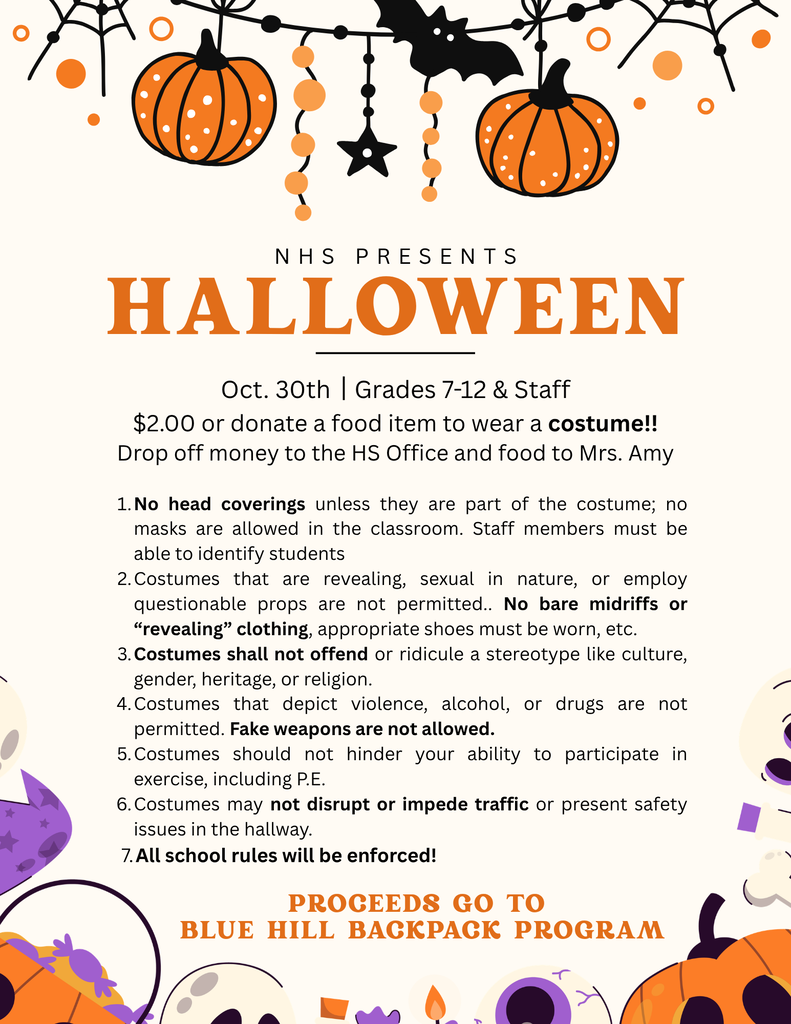 NHS Halloween Fundraiser