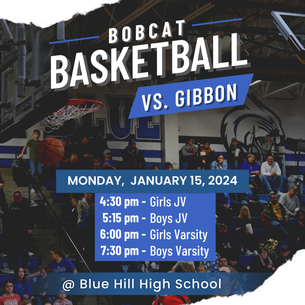 Come brave the cold and cheer on the Bobcat Boys & Girls Basketball teams this afternoon as they take on Gibbon! Let's go Bobcats! 🐾🏀