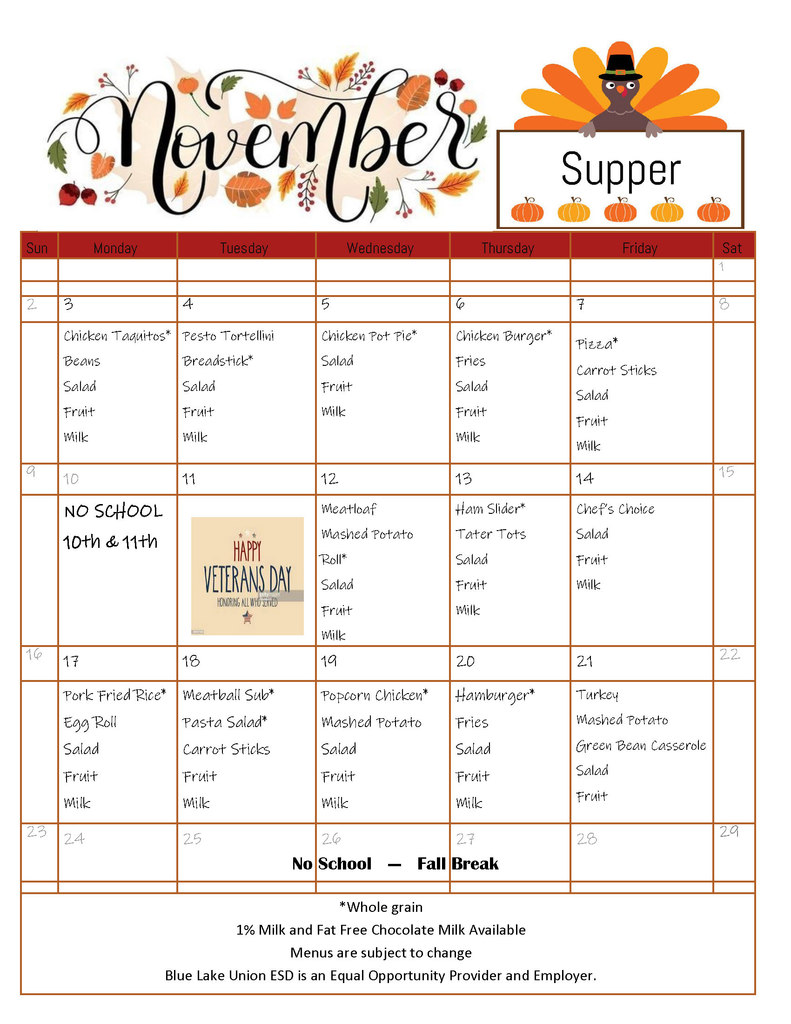 Nov Menu