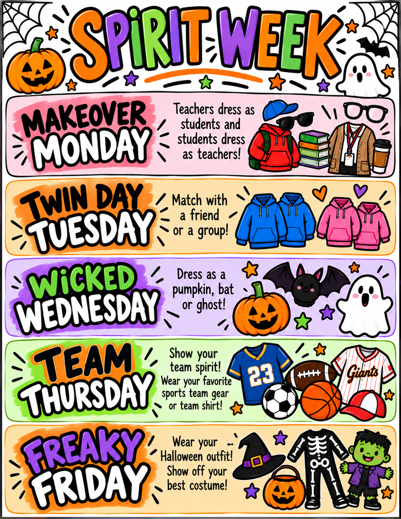 Halloween Spirit Week
