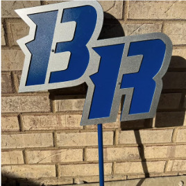 BR Blue and Silver $60