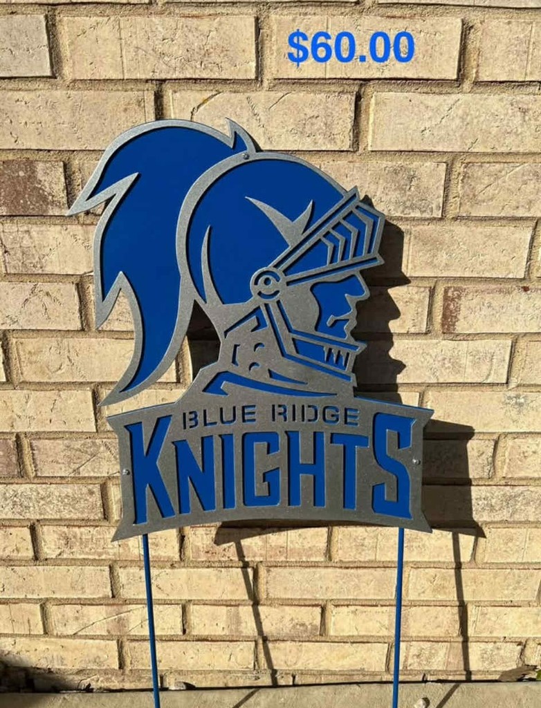 Knight Head Blue/Silver $60