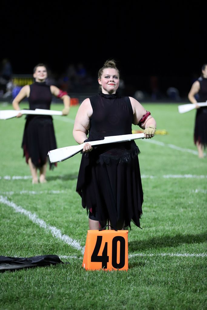 BRHS Color Guard on 10/10